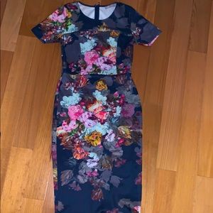 Floral MIDI Dress